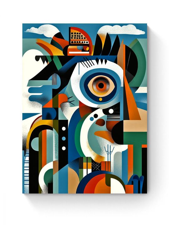 Алмазная мозаика на подрамнике «Абстракционизм» 40x30 см