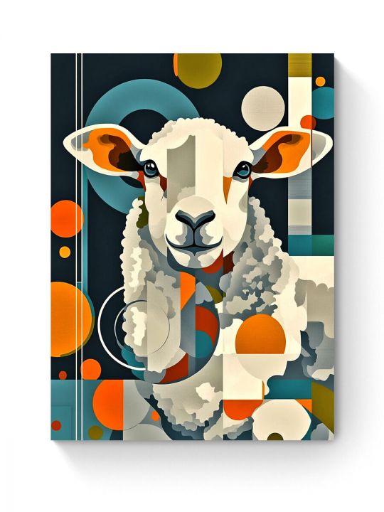 Алмазная мозаика на подрамнике «Овечка» 50x40 см