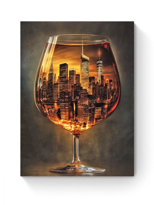 Алмазная мозаика на подрамнике «Отражение» 40x30 см