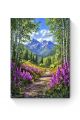 Алмазная мозаика на подрамнике «Тропинка в горы» 40x30 см