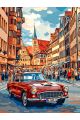 Алмазная мозаика без подрамника «Ретро авто» 50x40 см