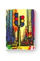 Алмазная мозаика на подрамнике «Светофор» 40x30 см
