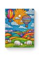 Алмазная мозаика на подрамнике «Овечки на лугу» 50x40 см