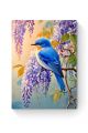 Алмазная мозаика на подрамнике «Птица на ветке» 50x40 см