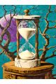 Алмазная мозаика без подрамника «Песочные часы» 130x100 см