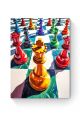 Алмазная мозаика на подрамнике «Шах и мат» 40x30 см
