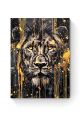 Алмазная мозаика на подрамнике «Царь зверей» 80x60 см