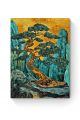 Алмазная мозаика на подрамнике «Бонсай на камне» 40x30 см
