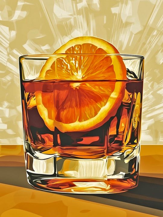 Алмазная мозаика без подрамника «Коктейль» 60x45 см