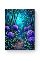 Алмазная мозаика на подрамнике «Гортензия» 40x30 см