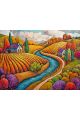Алмазная мозаика без подрамника «Осенние краски» 40x30 см
