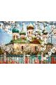 Алмазная мозаика без подрамника «Родные купола» 40x30 см