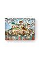 Алмазная мозаика на подрамнике «Родные купола» 80x60 см