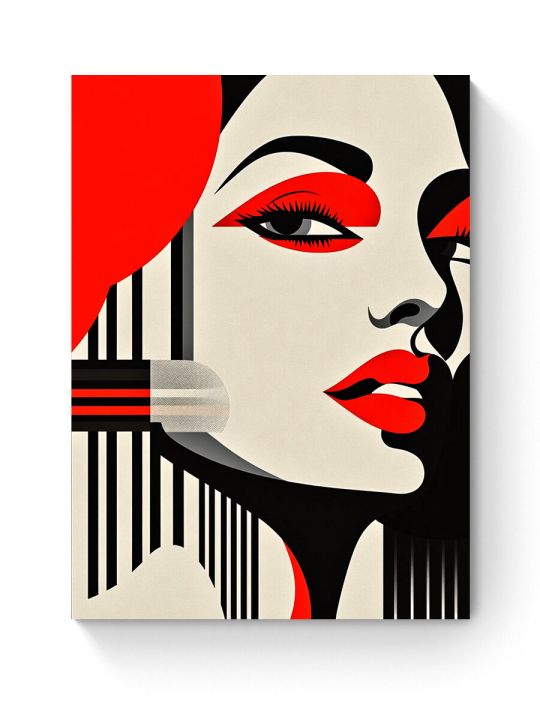 Алмазная мозаика на подрамнике «Леди модерн» 40x30 см