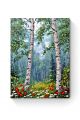 Алмазная мозаика на подрамнике «Березки» 40x30 см