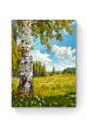 Алмазная мозаика на подрамнике «Русская береза» 60x45 см