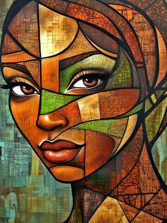 Алмазная мозаика без подрамника «Мулатка» 50x40 см