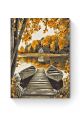 Алмазная мозаика на подрамнике «Лодки на озере» 80x60 см