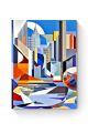 Алмазная мозаика на подрамнике «Мегаполис» 40x30 см
