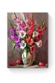 Алмазная мозаика на подрамнике «Гладиолусы» 40x30 см