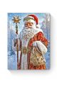 Алмазная мозаика на подрамнике «Дед Мороз» 40x30 см, 50 цветов