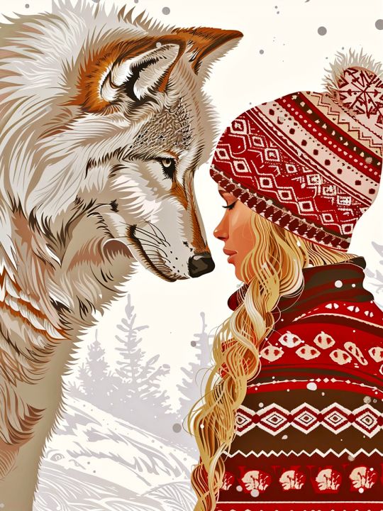 Алмазная мозаика без подрамника «Русский стиль» 50x40 см