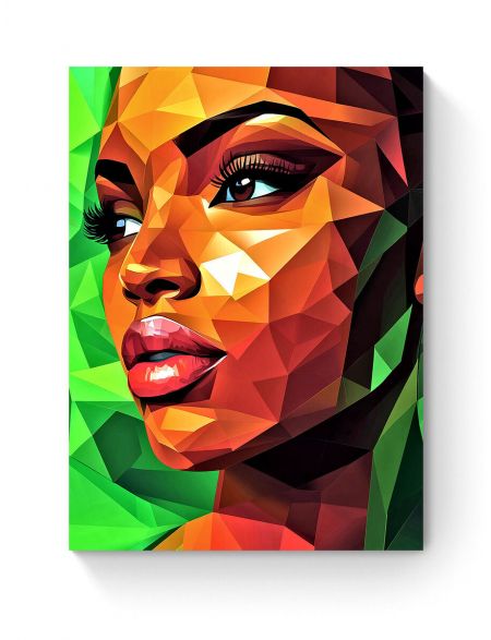 Алмазная мозаика на подрамнике «Дива Африки» 40x30 см