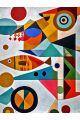 Алмазная мозаика без подрамника «Аквариум» 50x40 см