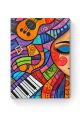 Алмазная мозаика на подрамнике «Музыка» 50x40 см
