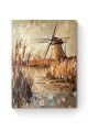 Алмазная мозаика на подрамнике «Осень в деревне» 50x40 см, 48 цветов
