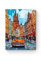 Алмазная мозаика на подрамнике «Ретро авто» 35x25 см