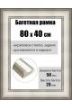 Рамка багетная для картин со стеклом 80 x 40 см, РБ-213