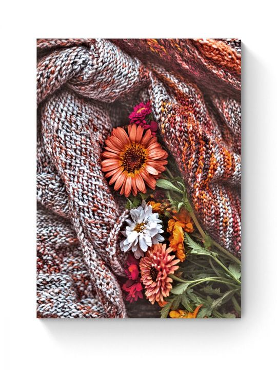 Алмазная мозаика на подрамнике «Краски осени» 50x40 см