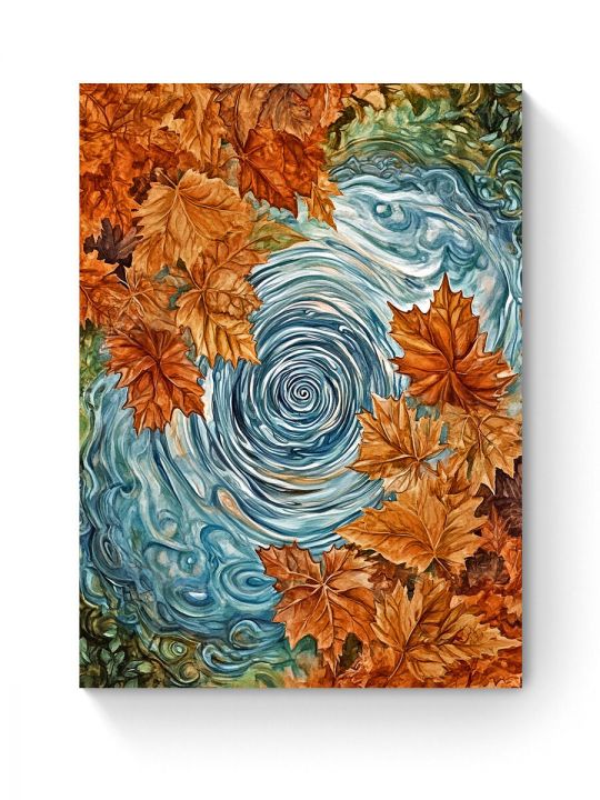 Алмазная мозаика на подрамнике «Краски осени» 40x30 см
