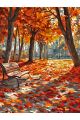 Алмазная мозаика без подрамника «Краски осени» 40x30 см