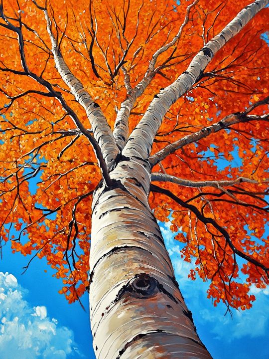 Алмазная мозаика без подрамника «Краски осени» 40x30 см