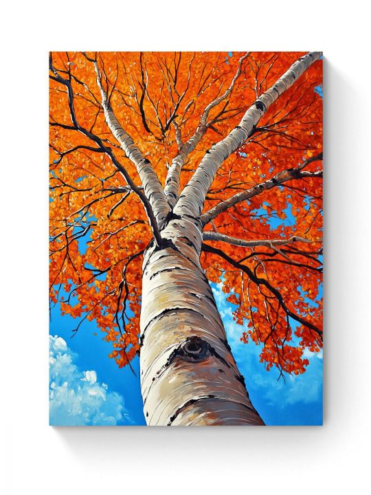 Алмазная мозаика на подрамнике «Краски осени» 40x30 см
