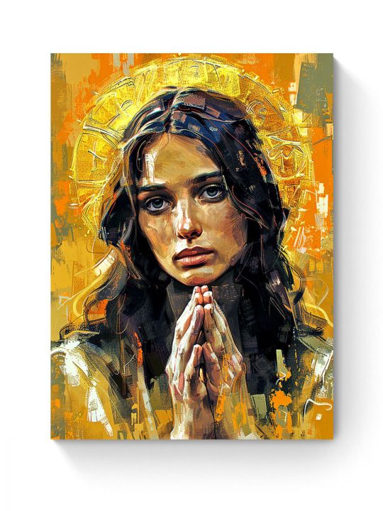 Алмазная мозаика на подрамнике «Мария» 60x45 см