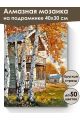 Алмазная мозаика на подрамнике «Осень в деревне» 40x30 см