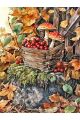 Алмазная мозаика без подрамника «Осень в деревне» 60x45 см