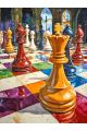Алмазная мозаика без подрамника «Шахматы» 50x40 см