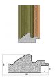 Рамка багетная для картин со стеклом 21 x 15 см, РБ-002