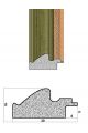 Рамка багетная для картин со стеклом 40 x 14 см, РБ-002