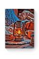 Алмазная мозаика на подрамнике «Уютная осень» 80x60 см