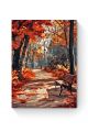 Алмазная мозаика на подрамнике «Осенний парк» 50x40 см