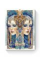 Алмазная мозаика на подрамнике «Ар-нуво сестры» 40x30 см