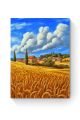 Алмазная мозаика на подрамнике «Пейзаж Тосканы» 50x40 см