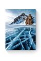 Алмазная мозаика на подрамнике «Лед Байкала» 50x40 см