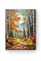Алмазная мозаика на подрамнике «Сказочная осень» 50x40 см