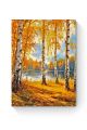 Алмазная мозаика на подрамнике «Золотая осень» 50x40 см